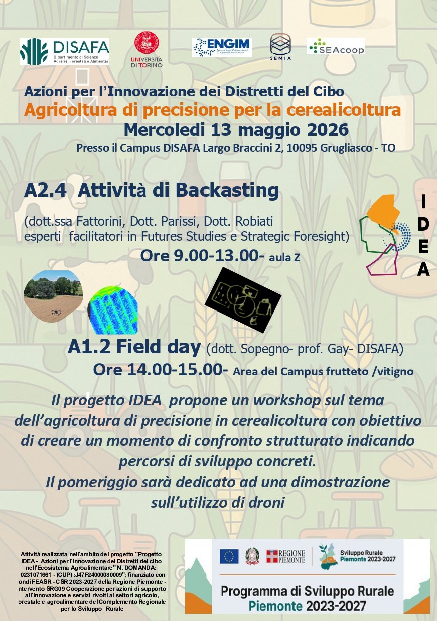 Agricoltura di precisione per la cerealicoltura