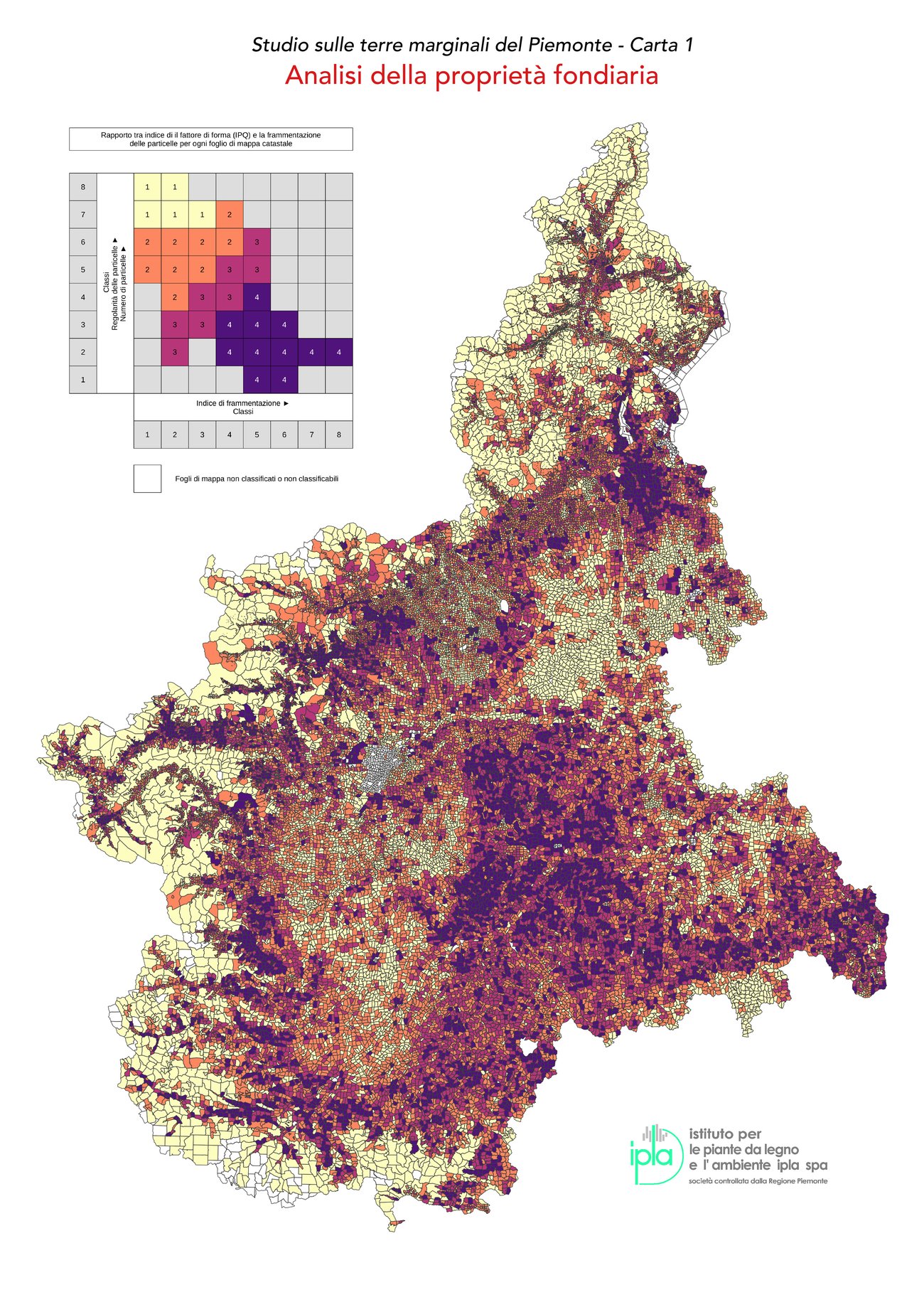 Banca Regionale della Terra - Cartogrammi marginalità proprietà fondiaria