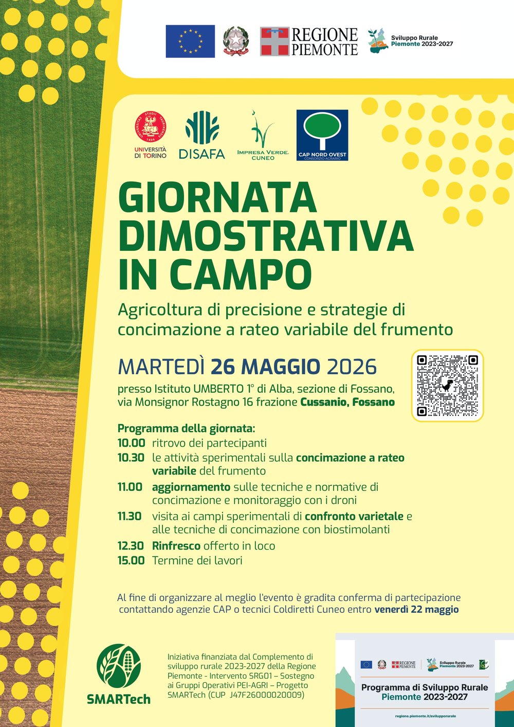 Agricoltura di precisione e strategie di concimazione a rateo variabile del frumento