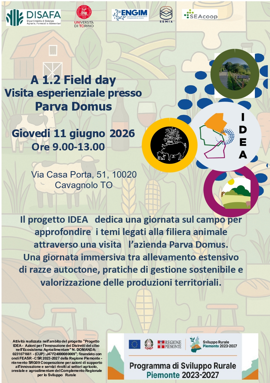 A 1.2 Field day - Visita esperienziale presso Parva Domus