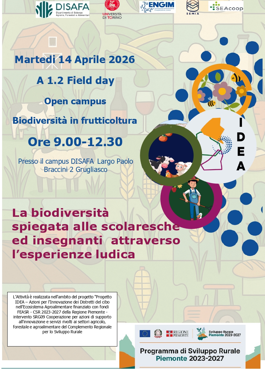 A 1.2 Field Day - Open Campus - Biodiversità in frutticoltura